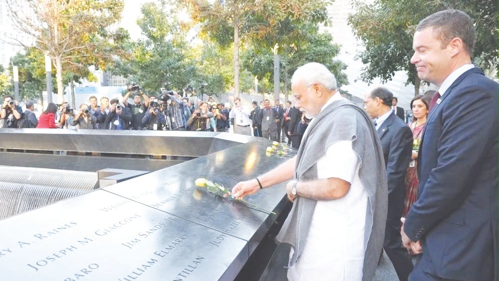PM Modi Pays Tribute to 9/11 Victims, Reaffirms India's Unwavering Resolve Against Terrorism