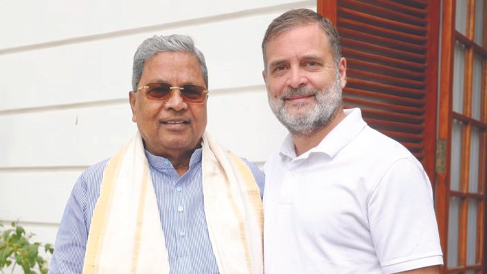 Siddaramaiah Urges Rahul Gandhi to Push for Early Implementation of Karnataka Caste Survey