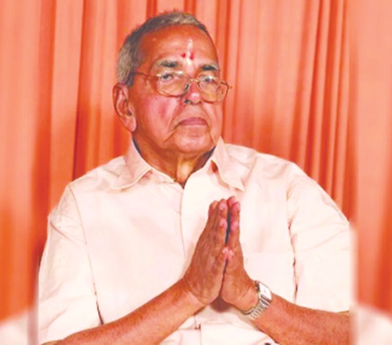 Veteran RSS Leader M.A. Krishnan Dies at 97