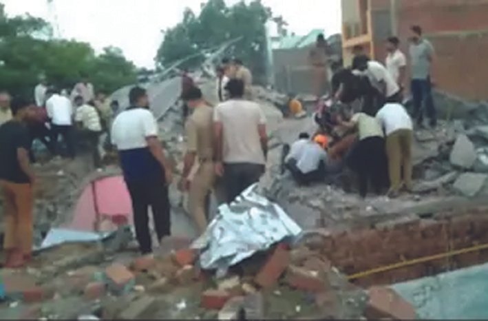 LPG Cylinder Blast in Fatehpur House Collapse Claims Five Lives
