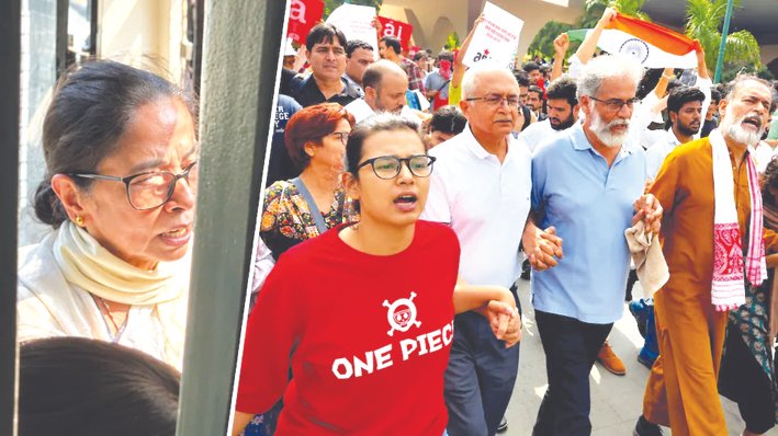 Mamata Banerjee, Five TMC MPs Detained in Delhi Amid SIR Protests