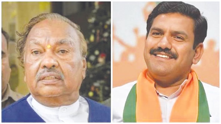 Vijayendra Seeks to Mend Ties with Eshwarappa Ahead of 2028 Karnataka Assembly Polls