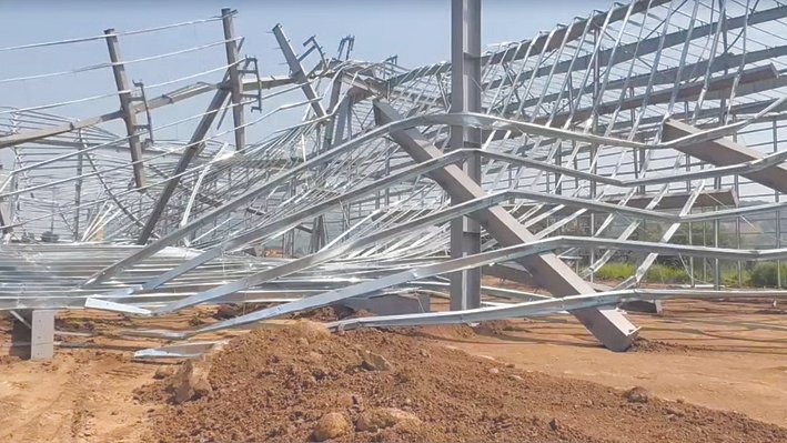 One Killed, 25 Injured as Under-Construction Shed Collapses at Raigad Warehouse