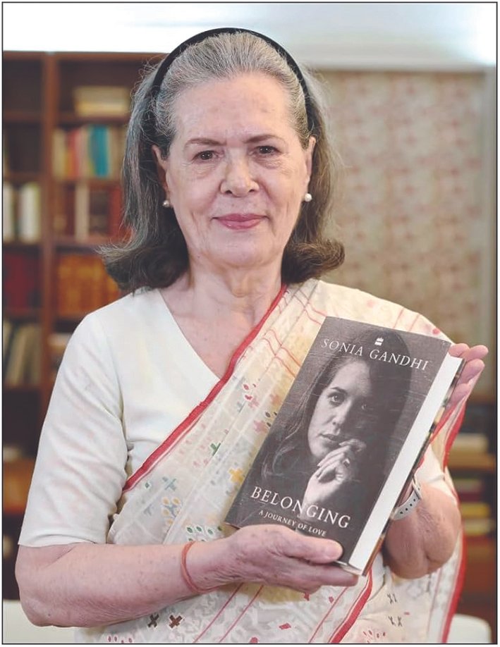 Sonia Gandhi's memoir 'Belonging' explores love, loss and memories of a life shaped by history