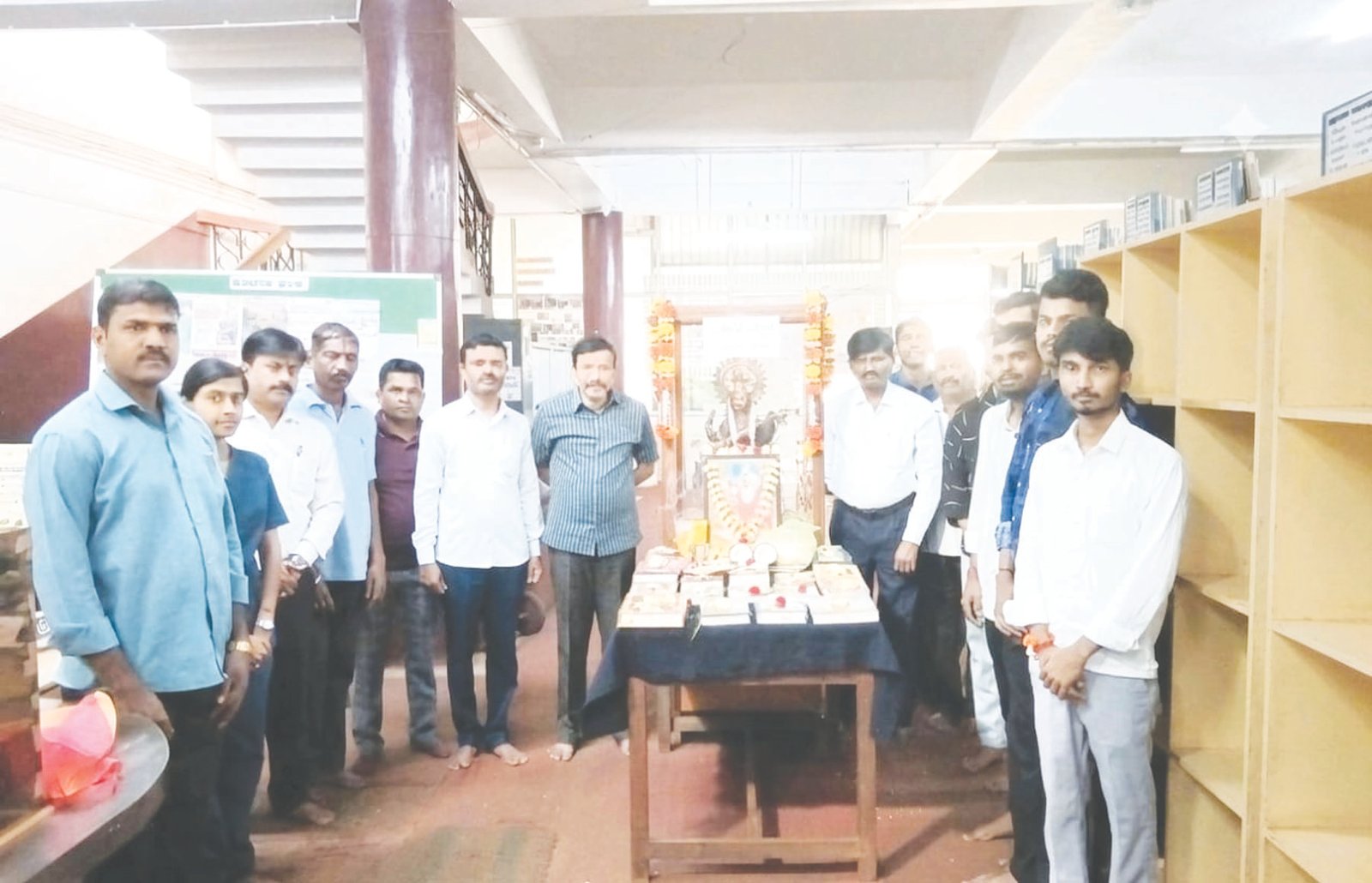 Maharshi Valmiki Jayanti Celebrated at City Central Library in Belagavi