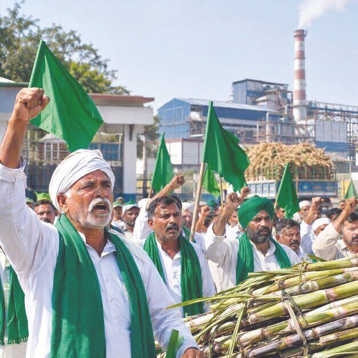 Farmers Gherao Mysugar Godown in Mandya, Demand Rs 5,500 per Tonne for Sugarcane